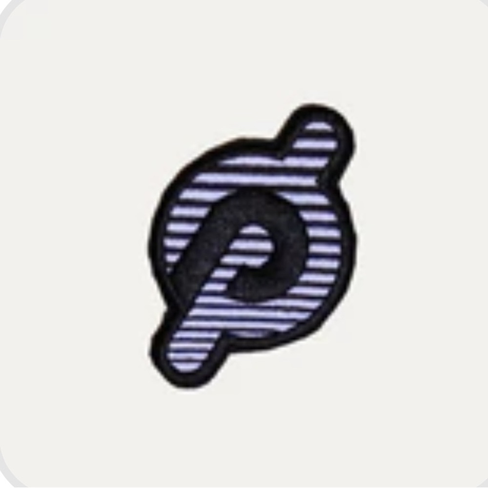 Peloton x Oliver Thomas P Logo Patch Zebra